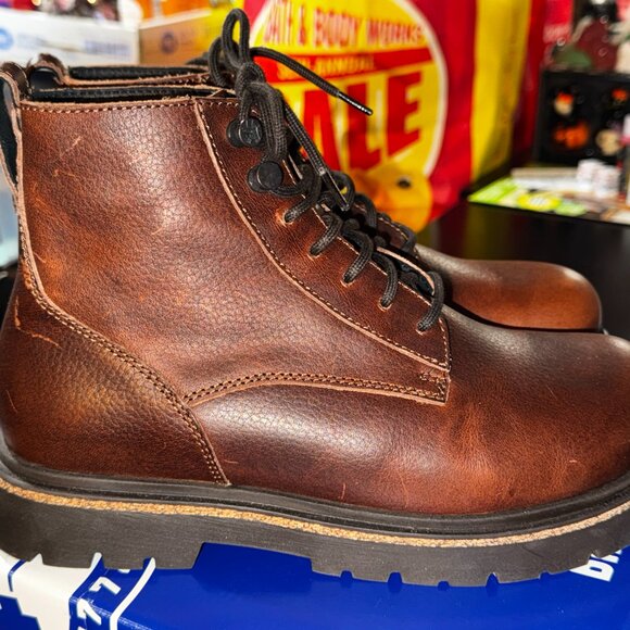 Birkenstock Highwood Lace Mid Men Leather - Chocolate - 39 Regular/Wide - NIB - Picture 9 of 10